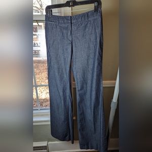 Sz0 tall 100% cotton pants. New York & Company
